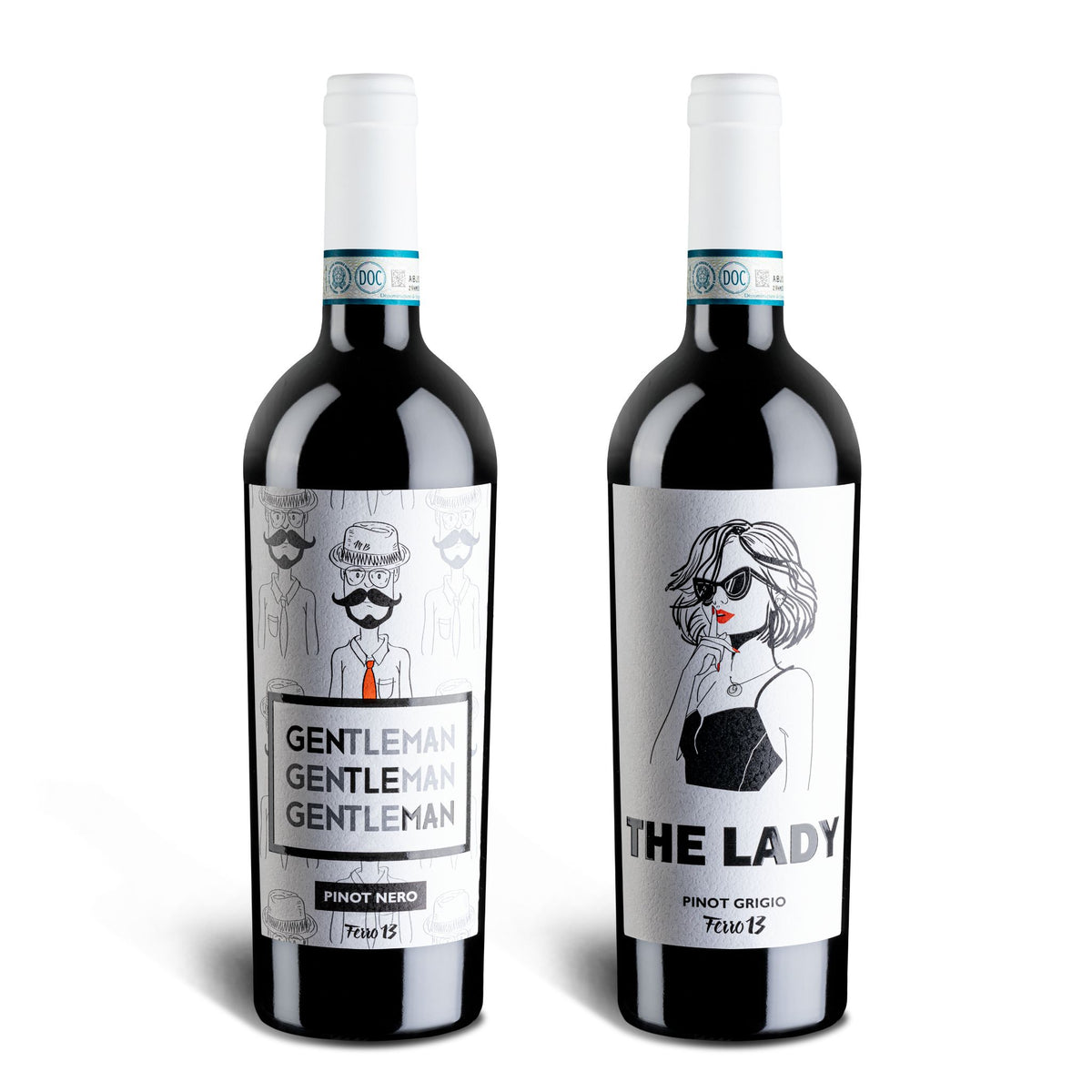 Ferro13 The Lady und Gentleman Weißwein und Rotwein von Ferro13 online bei VINMIO Vivino kaufen 